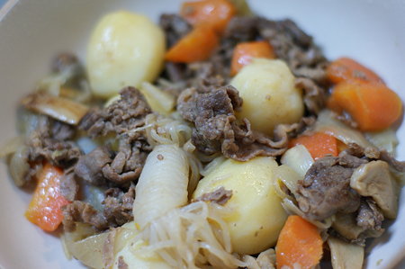 肉じゃが(水入れない)