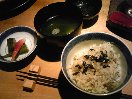 〆のご飯