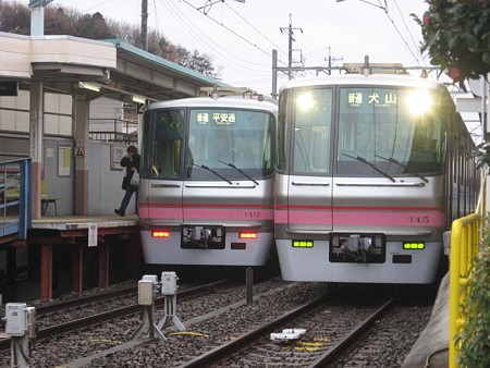 300系同士の離合