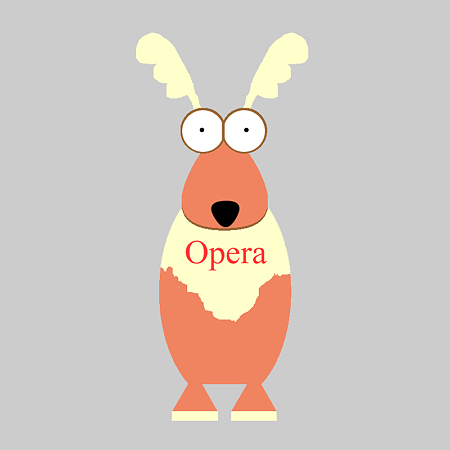 トナカイのオリジナルキャラクター+Opera