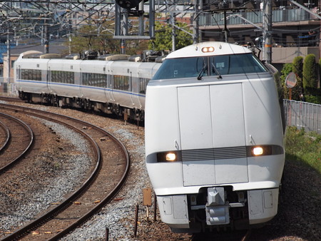 683系特急サンダーバード 東海道本線サントリーカーブ