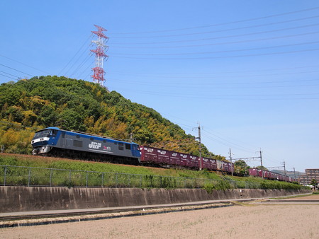 EF210貨物 東海道本線島本~高槻