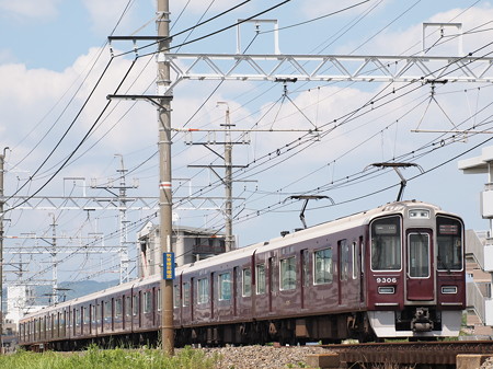 阪急9300系特急 阪急京都線総持寺~茨木市