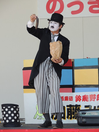 大道芸のステージ。