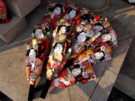淡嶋神社の飾り羽子板