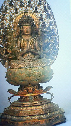 京都清水寺奥の院 十一面観音菩薩坐像