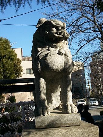 今戸神社の狛犬