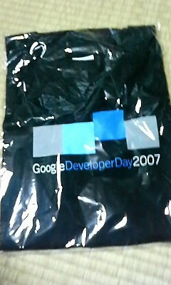Google Developer Day Tシャツ