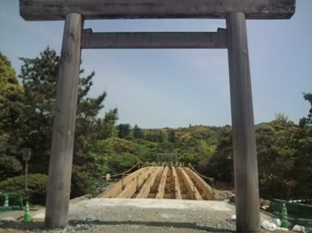 伊勢神宮の正面