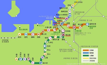 福岡 路線図