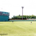 Photos: 3塁側から見た名護市営球場外野