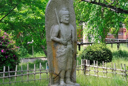 石造不動明王像（室町時代）