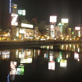 中州川端の夜景