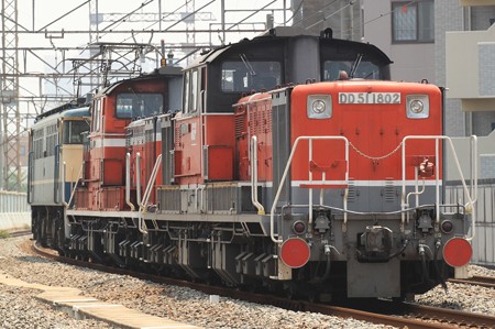 DD51 1802/1805 方向転換回送