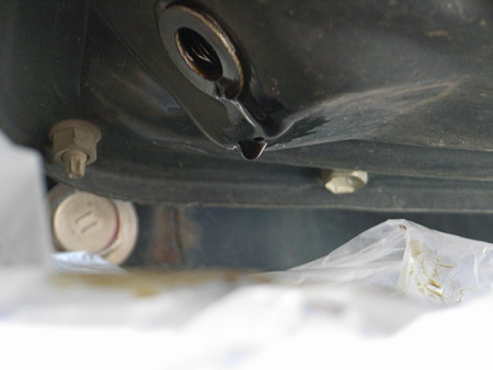 オイルポタポタ