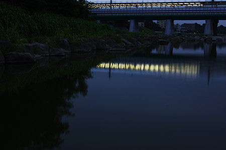 朝の二子玉川