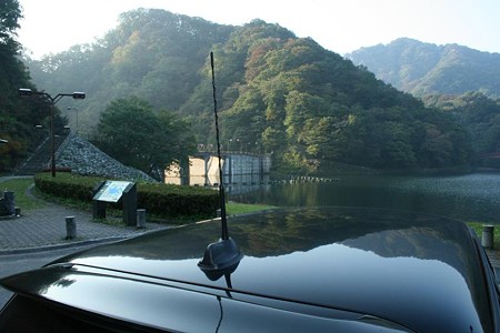 碓氷ダムにて
